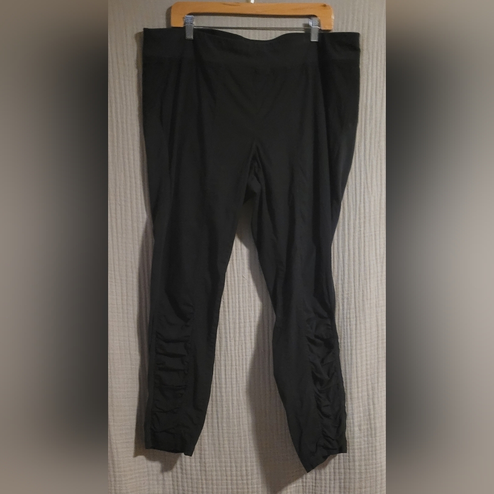XCVI Wearables High Waist Jetter Black Crop Pants Size 1X